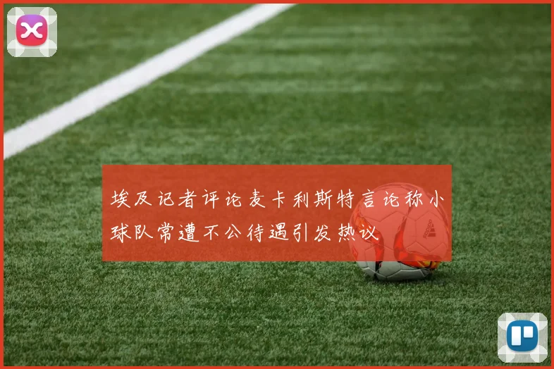 埃及记者评论麦卡利斯特言论称小球队常遭不公待遇引发热议